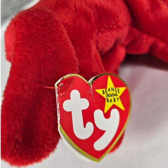 TY 1996 ROVER BEANIE BABY RED DOG PLUSH W/TAG PVC PELLETS COLLECTIBLE - Picture 5 of 10